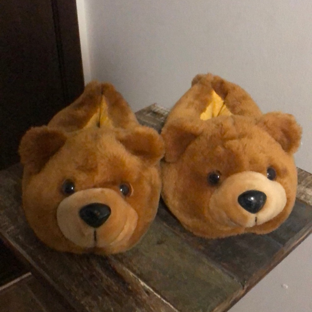Bear slippers